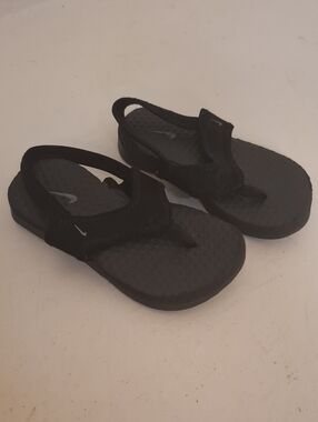 Nike Kids Black Backstrap Flip Flop Sandals